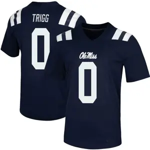 OLE MISS 0 TRIGG REPLICA NIKE FOOTBALL JERSEY